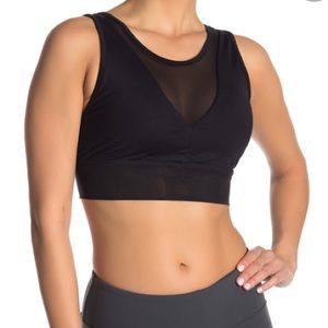 Black sport bra